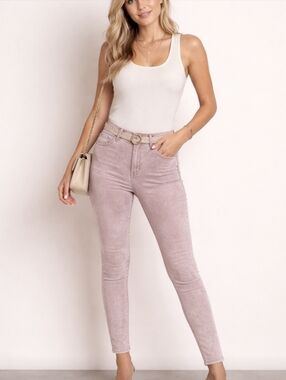 Signature Studio Dusty Rose Skinny Jeans Sz 16